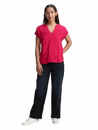 TOM TAILOR | T-shirt blouse | rot